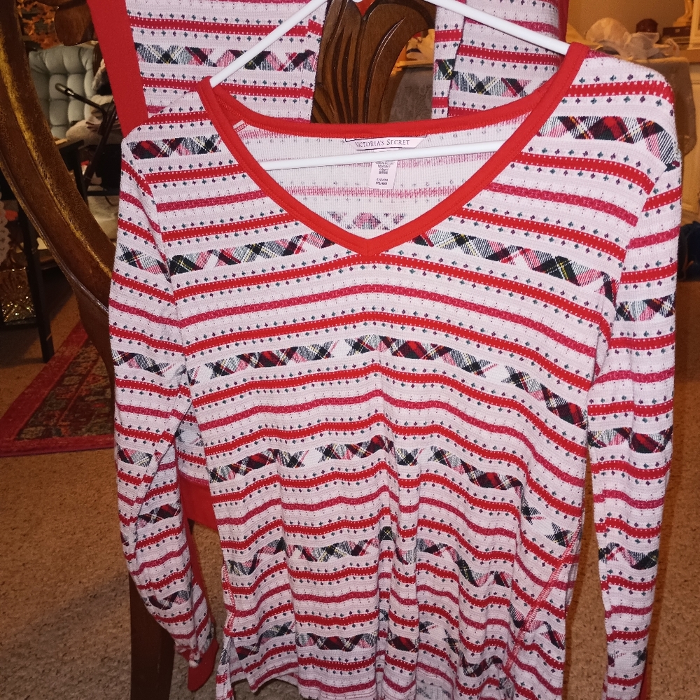 Victoria's Secret thermal pj set